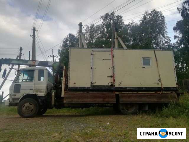 Услуги кран борта 5т Хомутово - изображение 1