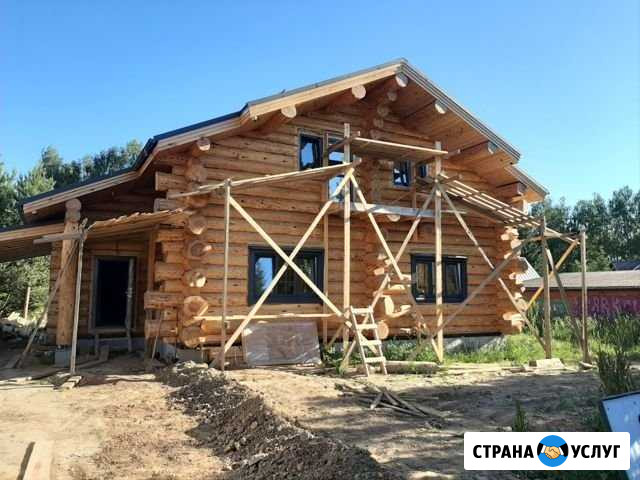 Конопатка, шлифовка, герметизация, покраска срубов Волоколамск - изображение 1
