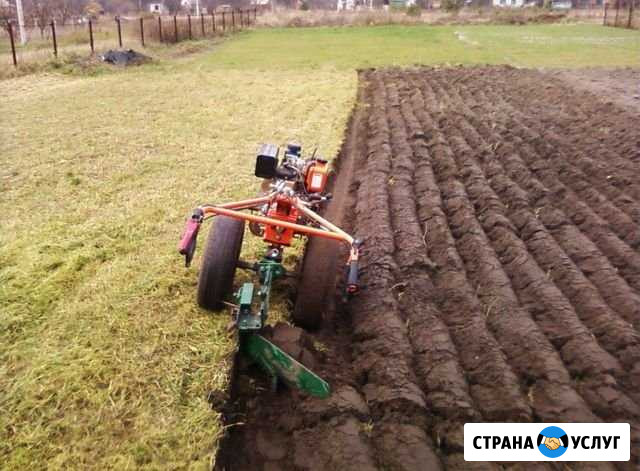 Вспашка, культивация земли мотоблоком Брянск - изображение 1