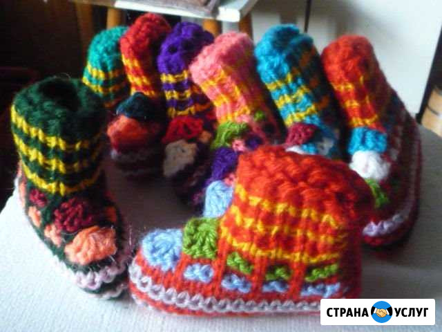 Детские вязаные носки следки Москва - изображение 1