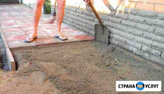 Укладка плитки тротуарной Курган