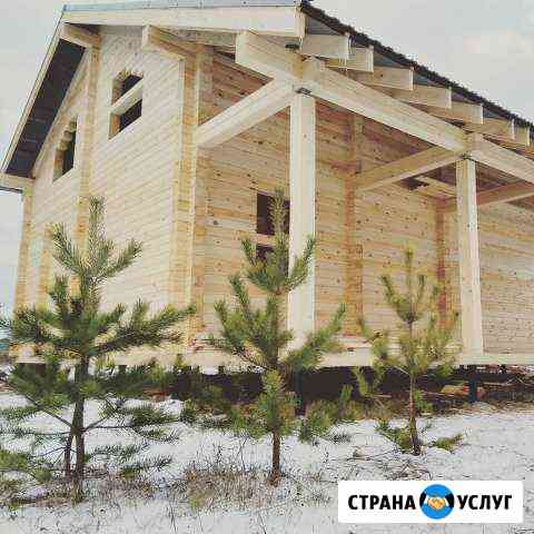 Строительство домов,бань из профилированного бруса Кострома
