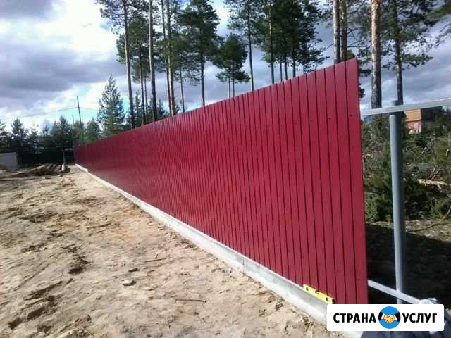 Установка заборов и теплиц Сургут - изображение 1