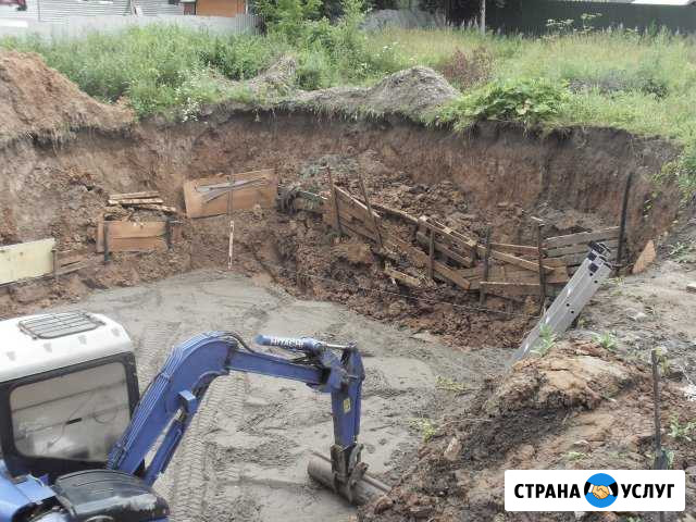 Мини экскаватор Хитачи 30 выкорчевка дренаж водопр Пермь - изображение 1