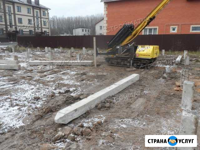 Фундамент на забивных железобетонных сваях Псков - изображение 1