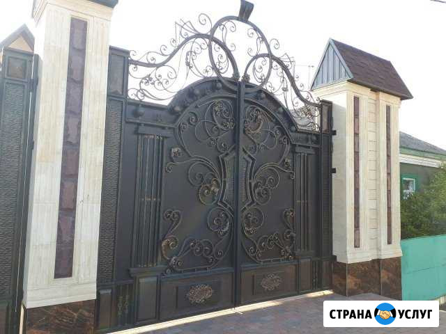 Кованные вароты Грозный - изображение 1