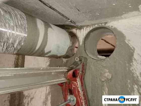 Алмазное бурение отверстий в бетоне кирпиче Раменское