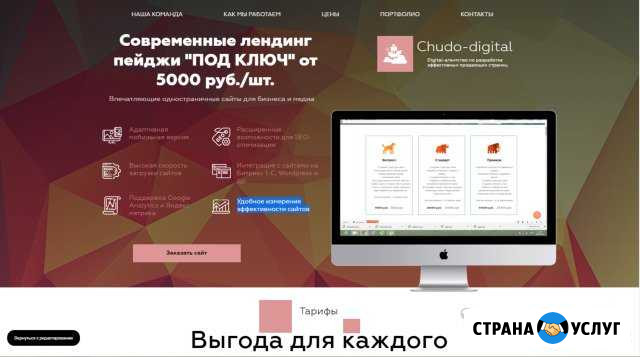 Лендинг пейджи под ключ Екатеринбург - изображение 1