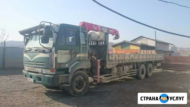 Услуги автомобильного крана-манипулятора Комсомольск-на-Амуре - изображение 1