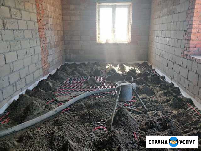Полусухая стяжка пола Озёры и район Озёры - изображение 1