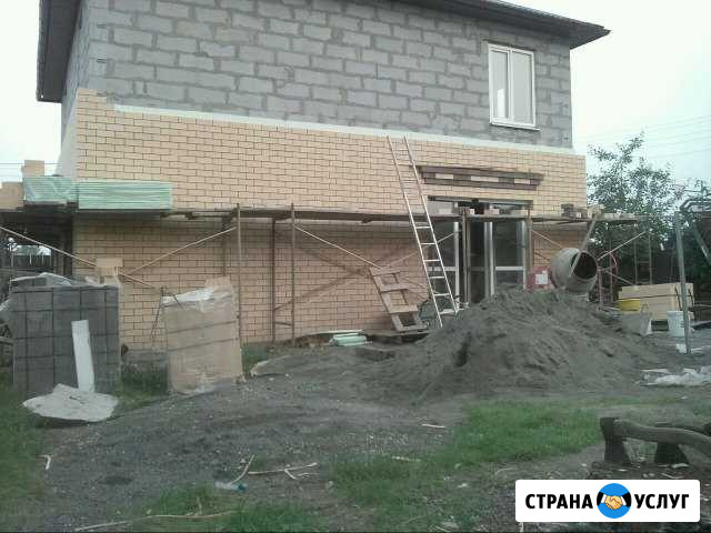 Бригада каменщиков облицовка забытовка кирпич блок Махнево - изображение 1