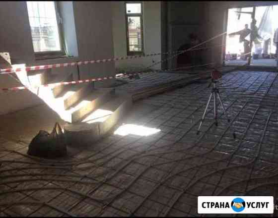 Стяжка пола, выравнивание пола Сургут