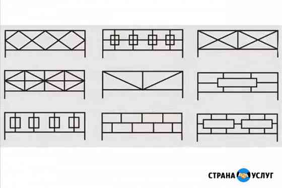 Оградки из профтрубы Орёл