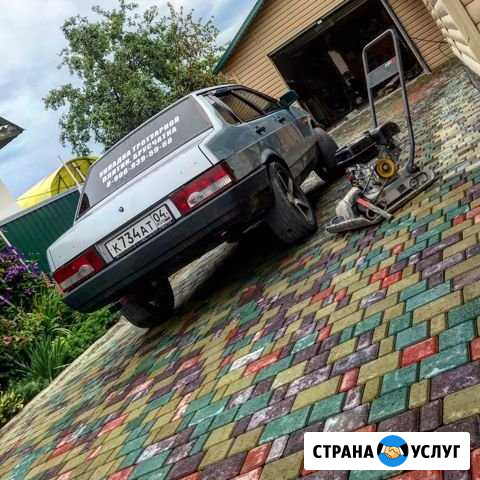 Укладка тротуарной плитки брусчатка Горно-Алтайск - изображение 1