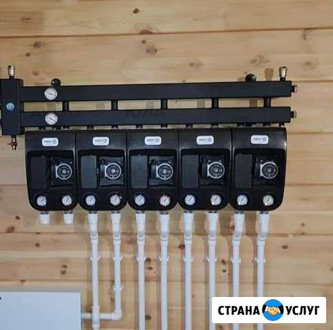 Теплый пол. Стяжка пола. Отопление. Водоснабжение Магнитогорск - изображение 1