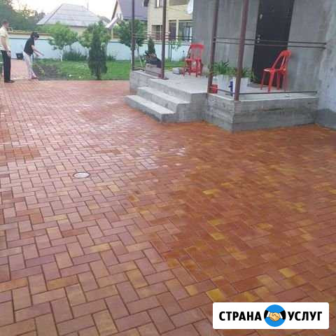 Укладка тротуарной плитки Гостагаевская - изображение 1