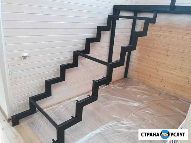 Металлическая лестница на 2-й этаж Рязань - изображение 1