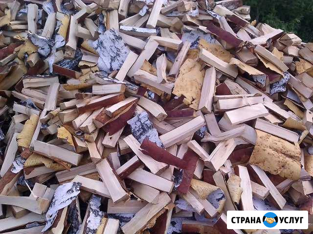 Дрова берёзовые колотые.перегной,навоз Новосибирск - изображение 1