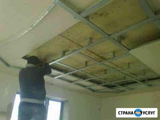 Гипсокартон шпаклёвка под ключ Новороссийск