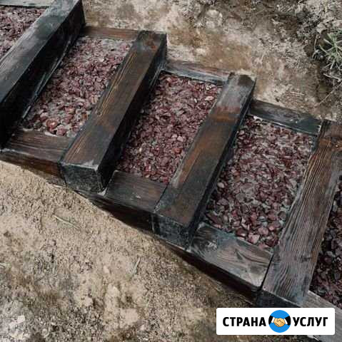 Постройка лестницы в саду и прочие садовые работы Линда - изображение 1