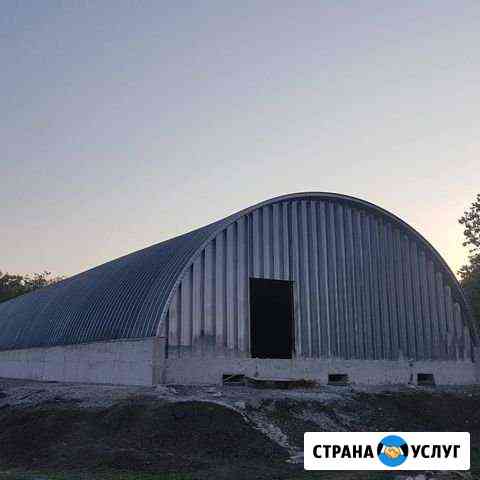 Установка и изготовление ангаров любой сложности Рославль