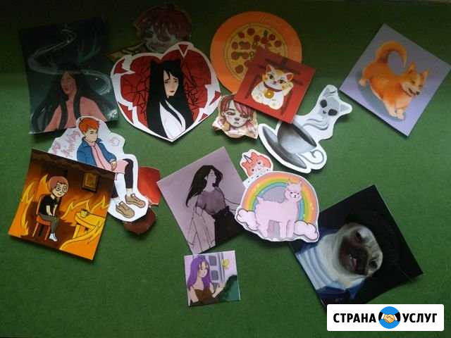 Стикеры, открытки, портреты на заказ Смоленск - изображение 1