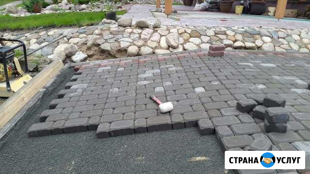 Укладки тротуарной брусчатки Петрозаводск - изображение 1