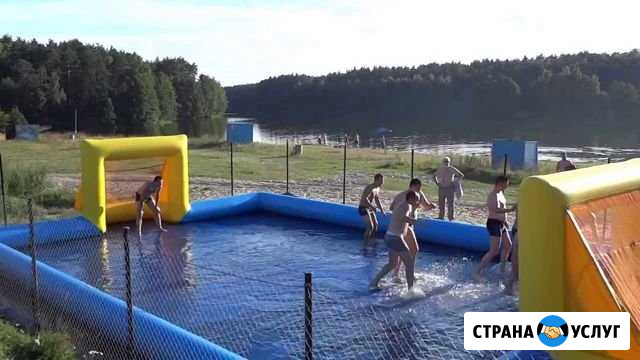 Водный аттракцион Скользкий футбол Губаха - изображение 1