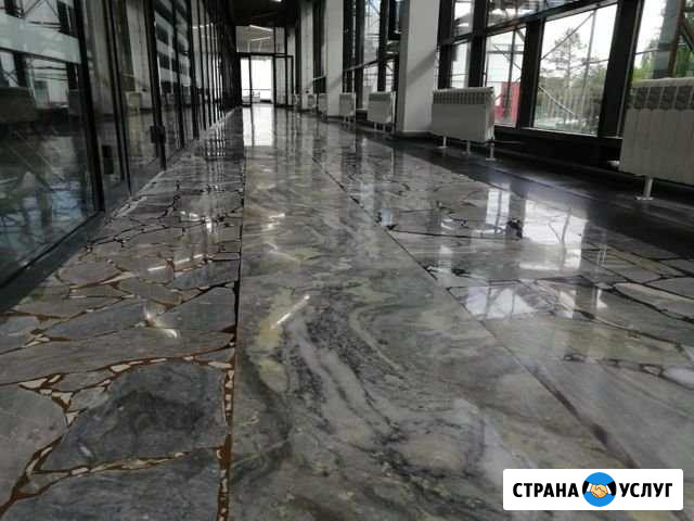 Полировка мрамора, шлифовка и кристаллизация Нижнекамск - изображение 1