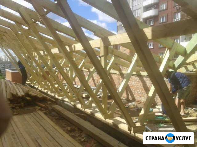Строительство и ремонт крыш, домов, дачь, бань Омск - изображение 1
