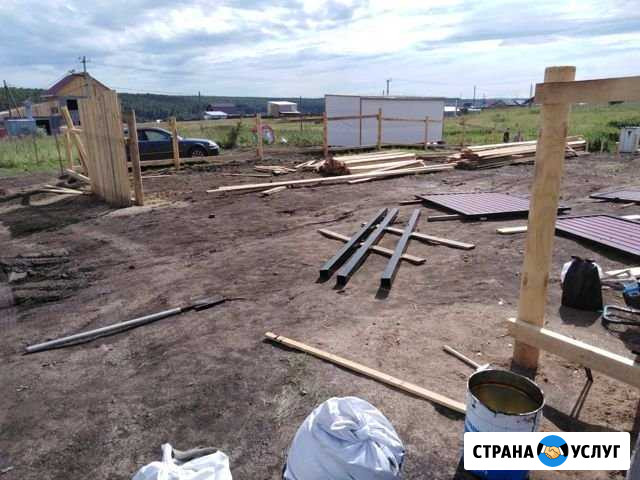 Калитки ворота распашные Красноярск - изображение 1