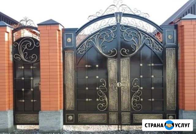 Ковка ворота Кантышево - изображение 1