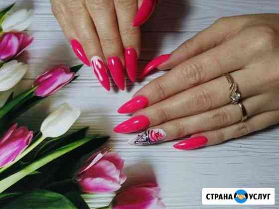Наращивание ногтей, покрытие гель лаком Белгород