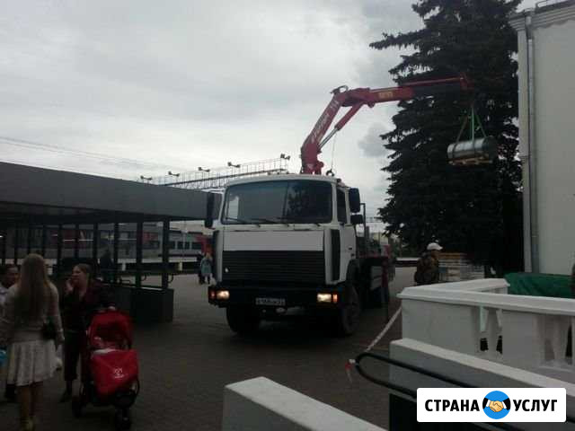 Кран манипулятор доставка стройматериалов Великий Новгород - изображение 1