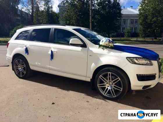 Audi Q7 для свадьбы (Аренда с водителем) Псков