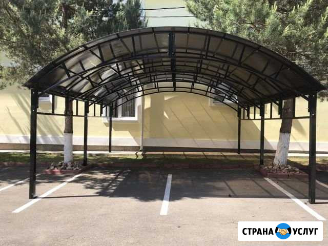 Навес для 2 авто Клин - изображение 1