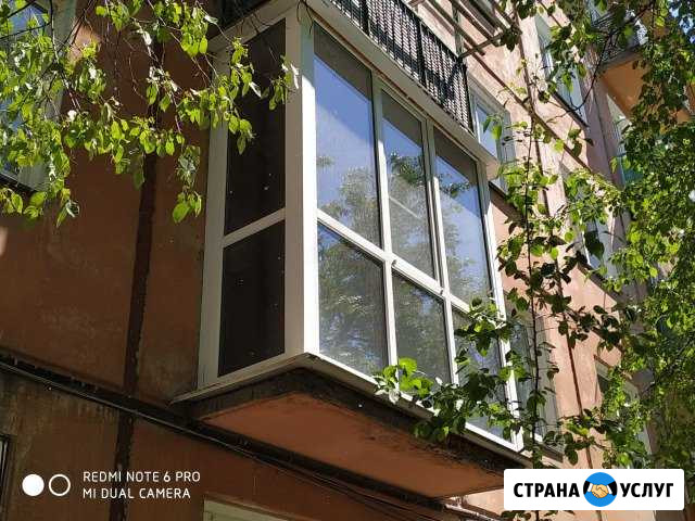 Остекление, отделка балкона по курсу 2019 года Омск - изображение 1