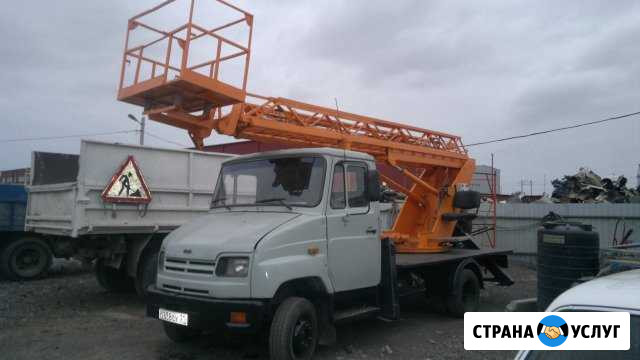 Аренда автовышки 22м,17 м,спил деревьев Батайск - изображение 1