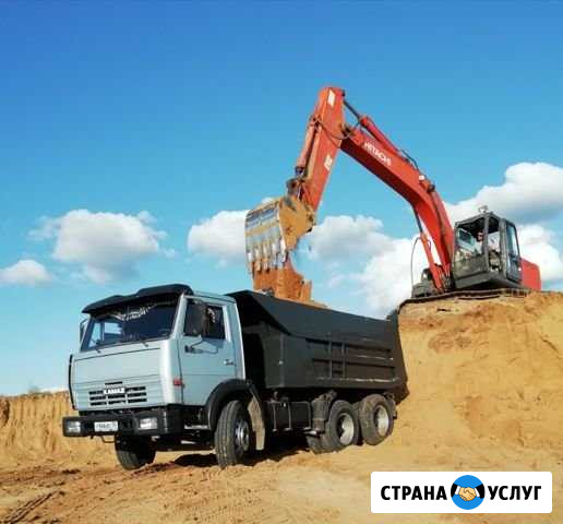 Доставка Камаз самосвал 15тн песок щебень вывоз му Астрахань - изображение 1
