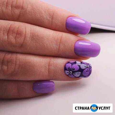 Маникюр с покрытием гель - лак Тула