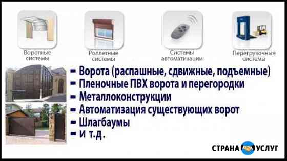 Автоматические ворота и металлоконструкции Ковров