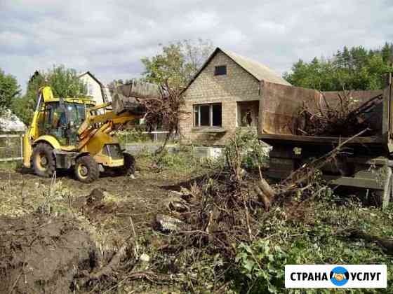 Пилим лес Опиливаем Деревья Рамонь