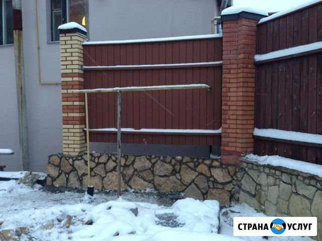 Фундамент,кровля,забор строительные работы Псков - изображение 1