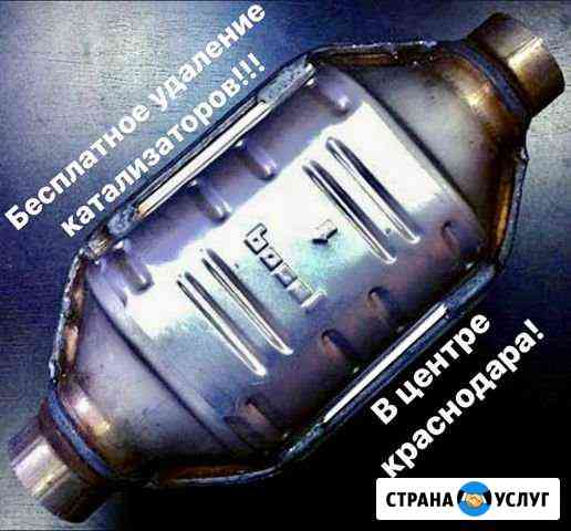 Удаление катализатора(сажевого) бесплатно, ремонт Краснодар