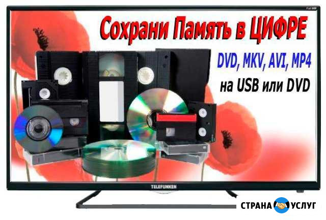 Оцифровка видеокассет VHS на флешку, диск Мичуринск - изображение 1