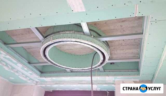 Монтаж гипсокартона,ниши,потолки из гвл Кострома - изображение 1