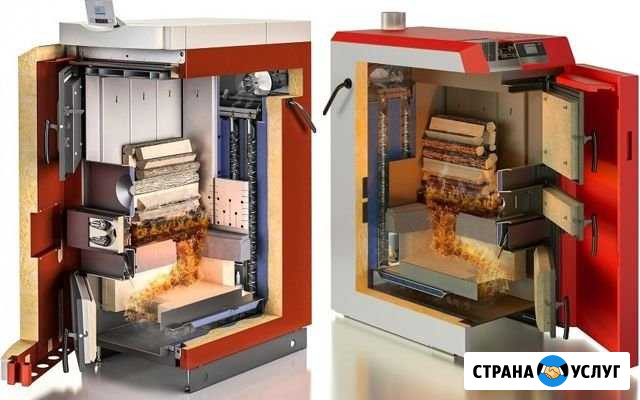 Установка твердотопливных котлов (дрова) Заинск - изображение 1