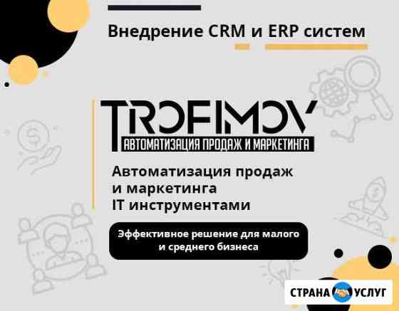 Внедрение CRM, ERP систем - Amo CRM, Битрикс24, др Рудня