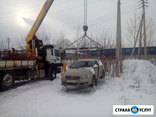 Манипулятор 8тон, автовышка, эвакуатор с траверсой Альметьевск - изображение 1