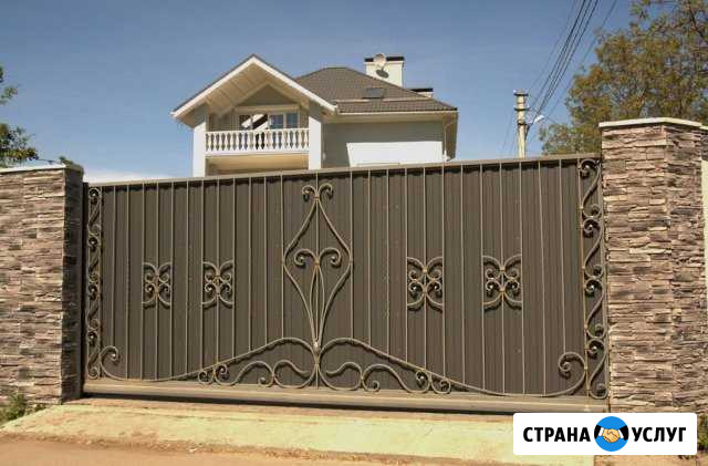 Ворота откатные Лесколово - изображение 1